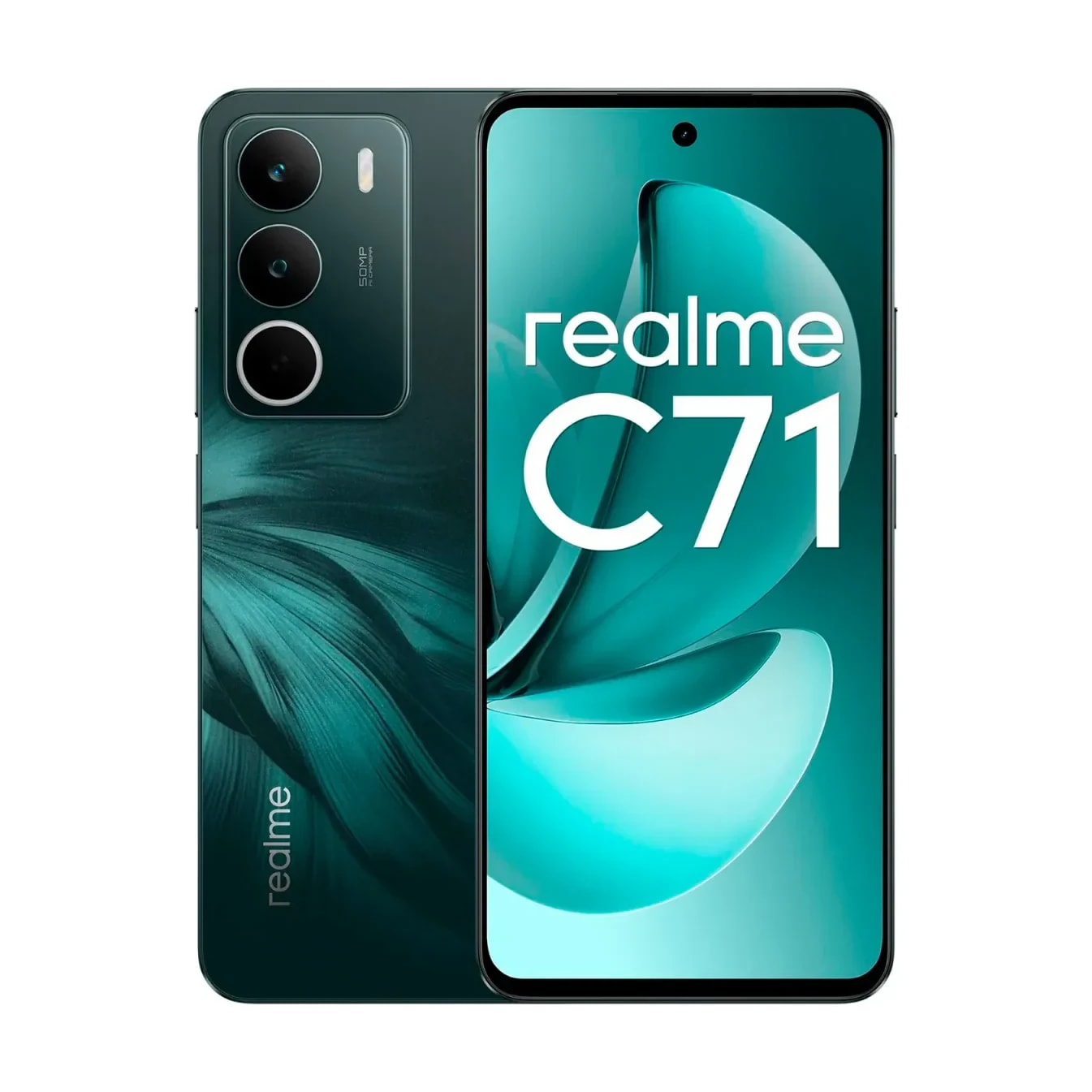 Celular Realme C71 RMX3943 5G DS 128GB 6GB RAM 6,72" Peridot Green