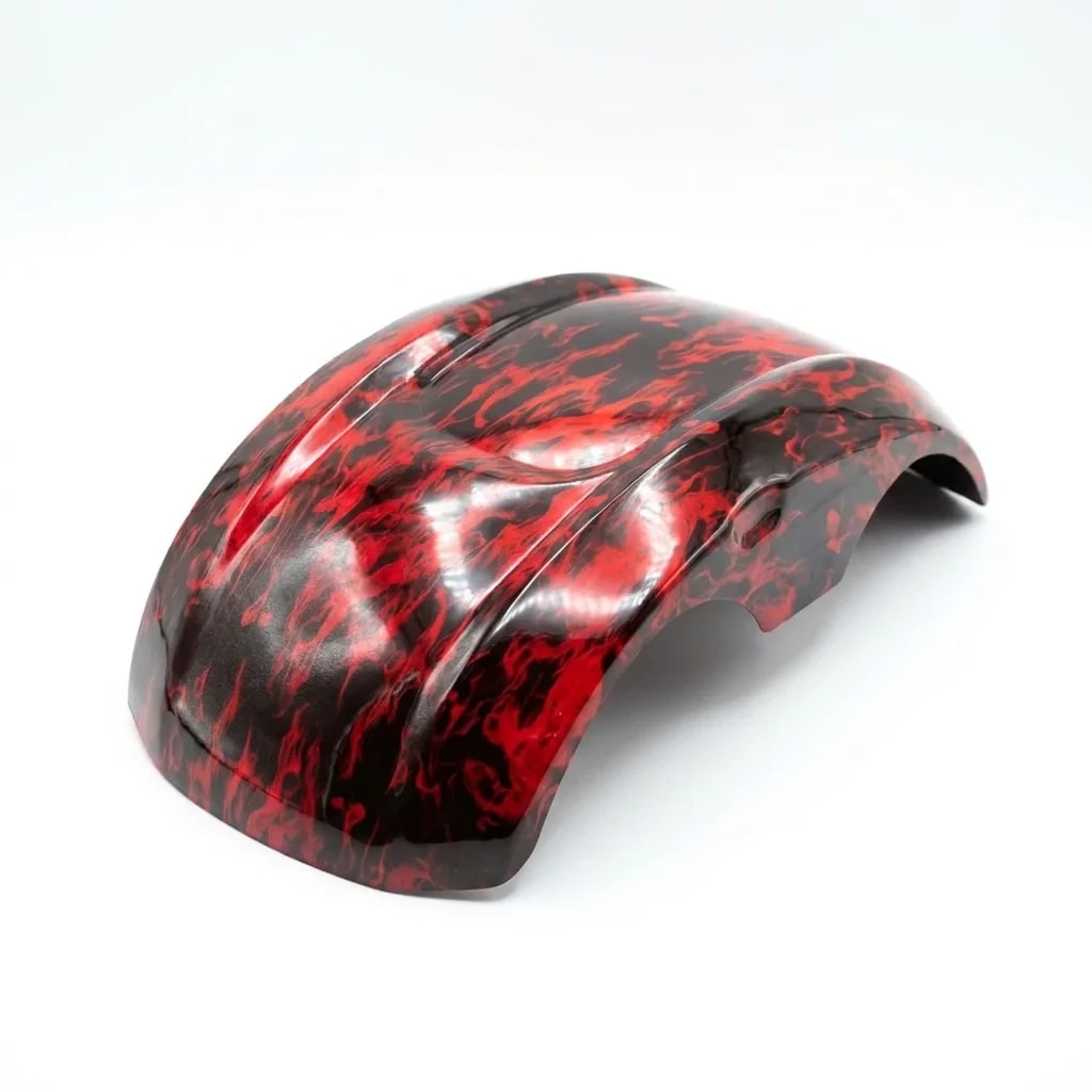 Paralama Largo Smart Wheel X12 Rojo Chamas - Reposição